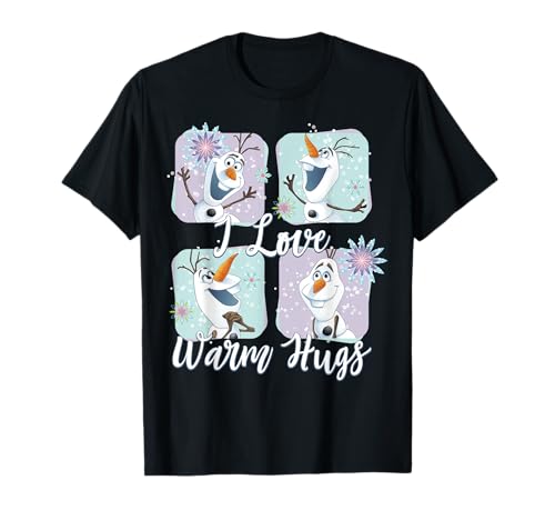 Disney Frozen Olaf I Love Warm Hugs Panels T-Shirt