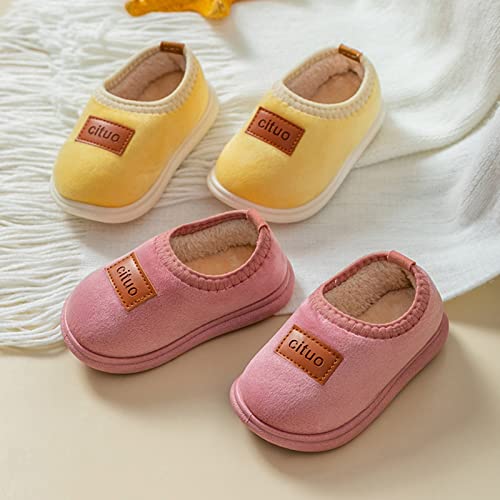 Kids Toddler Slippers Boys Girls Indoor House Shoes Non-Slip Slippers Socks Outdoor Cotton Warm Walking Shoes4