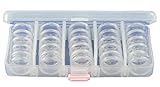 25-in-1 Bead Storage Case - 25 Stackable Containers in Reusable Carrying Case