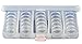 25-in-1 Bead Storage Case - 25 Stackable Containers in Reusable Carrying Case