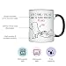 YouNique Designs 5 Year Anniversary Mug, 11 Ounces, Funny 5th Wedding Jubileee Coffee Cup for Her and Him, Fifth Year, 5th Wedding