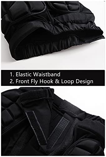 Xinni Protective Padded Impact Shorts For Skiing Ice Skating Snowboarding Ski Skate Hip Butt Protection For Men Women Xl Black #TOP3
