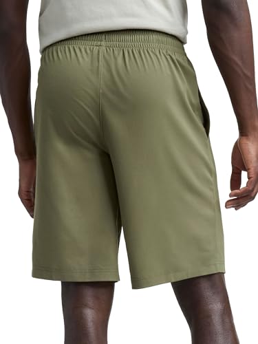 Champion Men's 10" Sport Knit Shorts, Slim Fit, Lightweight, Burnt Olive - C Logo, XX-Large - image 2