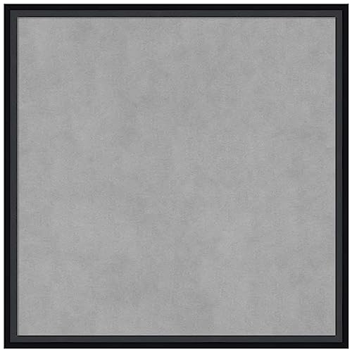 Amanti Art Black Framed Magnetic Board, 21x21, Modern Office Decor