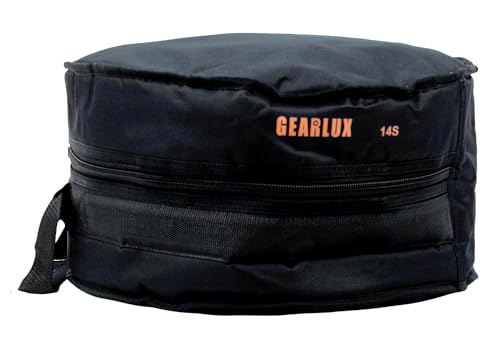 Gearlux 5-Piece Drum Bag Set with 10mm Padding for 10\" Tom, 12\" Tom, 14\" Tom, 14\" Snare, and 22\" Bass Drum - Thumbnail 6