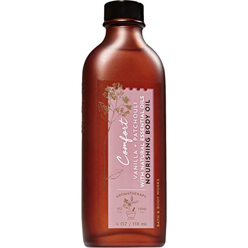 Bath and Body Works Aromatherapy Comfort Massage Oil Vanilla Patchouli 4 Ounce