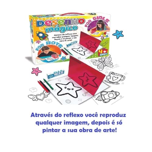 Desenho Magico Espelho Brinquedo Educativo Desenhar Colorir