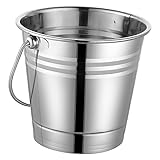 ULTECHNOVO 1Stück Eiskübel Tragbarer Eisbehälter für Wein und Bier Eiskübel für Partys und Veranstaltungen Stilvoller Eiskühler für Snacks