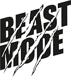 Beast Mode-Gym-Working Out-Vinyl Decal Sticker-Truck-CAR-Van-SUV-Window-Wall-Cup-Laptop-ONE 5 INCH Single Decal STICKER-DS10011