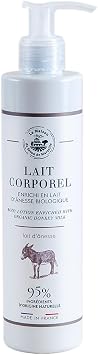 Savon de Marseille - Organic Donkey Milk Body Lotion for Dry Skin - Anti Aging Moisturiser with Organic Argan Oil - 250ml