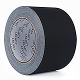 Especificación: 76,2 mm x 36,5 m x 1 rollo, negro, no reflectante, se aplica ampliamente para pegarse en el piso de conciertos, espectáculos y conferencias.