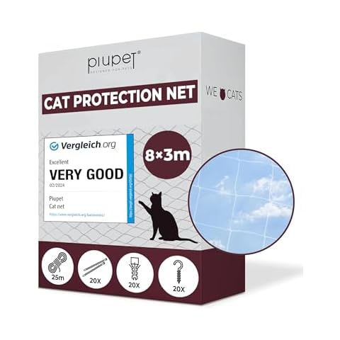 PiuPet® Cat Net for Balcony and Window Cover