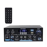 Soundverstärker for Auto Bluetooth Digitalverstärker Kanal 2.0 HiFi Stereo Auto Subwoofer Amplify,Genaue Reproduktion