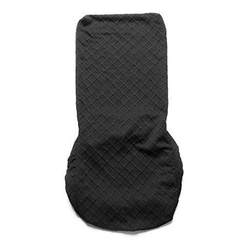 Mibee Trecho Sólido Diamante Malha Tampa Da Cadeira De Jantar Slipcover Removível Lavável Curto Prot