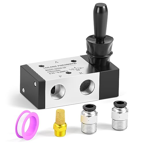 TAILONZ PNEUMATIC 3 Way 2 Postion Air Hand Lever Operated Valve 1/4