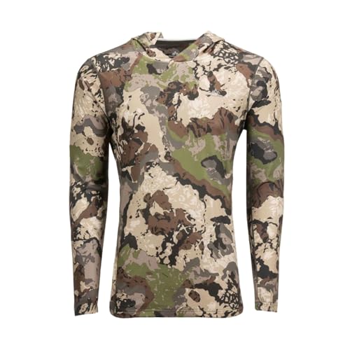 Pnuma Outdoors Renegade Hoodie with Integrated Face Mask, Breathable 4-Way Stretch, Odor Resistant, Beluga (RG-HD-BE)2