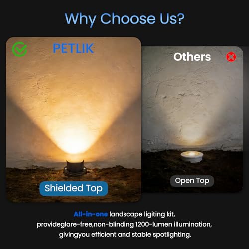 PETLIK All-in-One Low Voltage Landscape Lighting 12W Outdoor Well Lights - image 4