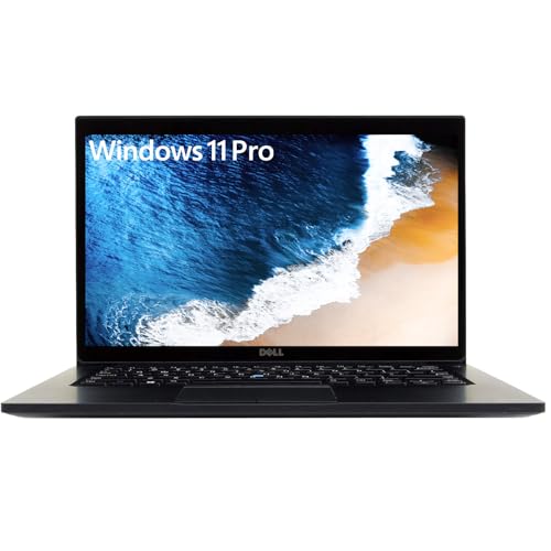 Dell Latitude 7480 Laptop Notebook, 14 inches FHD (1920x1080) Ultrabook, Intel Core i7-6600, 16GB RAM, 512GB Solid State SSD, Camera, Win 11 Pro(Renewed)