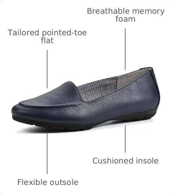 Image of CLIFFS BY WHITE MOUNTAIN Women's Gracefully Tailored Loafer Flat