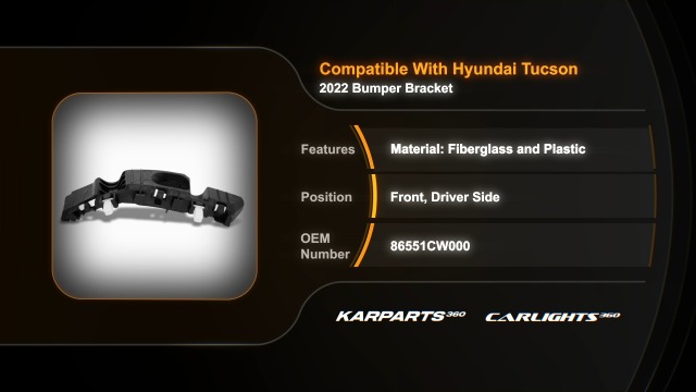 Amazon.com: For Hyundai Tucson 2022 Bumper Bracket Driver