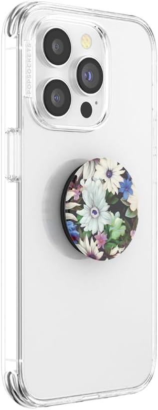 PopSockets Adhesive Phone Grip, Holder, Phone Stand, Plant-Based - Night Blooms