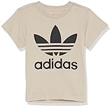 adidas Originals Unisex Kid's Adicolor Trefoil T-Shirt, Wonder Beige, 4 Years