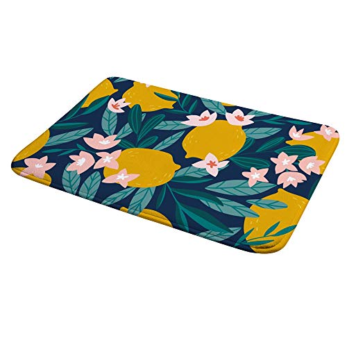 Tapis de bain antidérapant absorbant l'eau velours corail lavable en machine