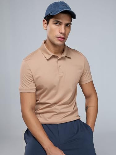 Image of CAVA Supima Polo T-Shirt for Men | Regular Fit, Ultra-Soft Supima Cotton, Lightweight, Polo Neck, Versatile Style | Casual to Formal Wear