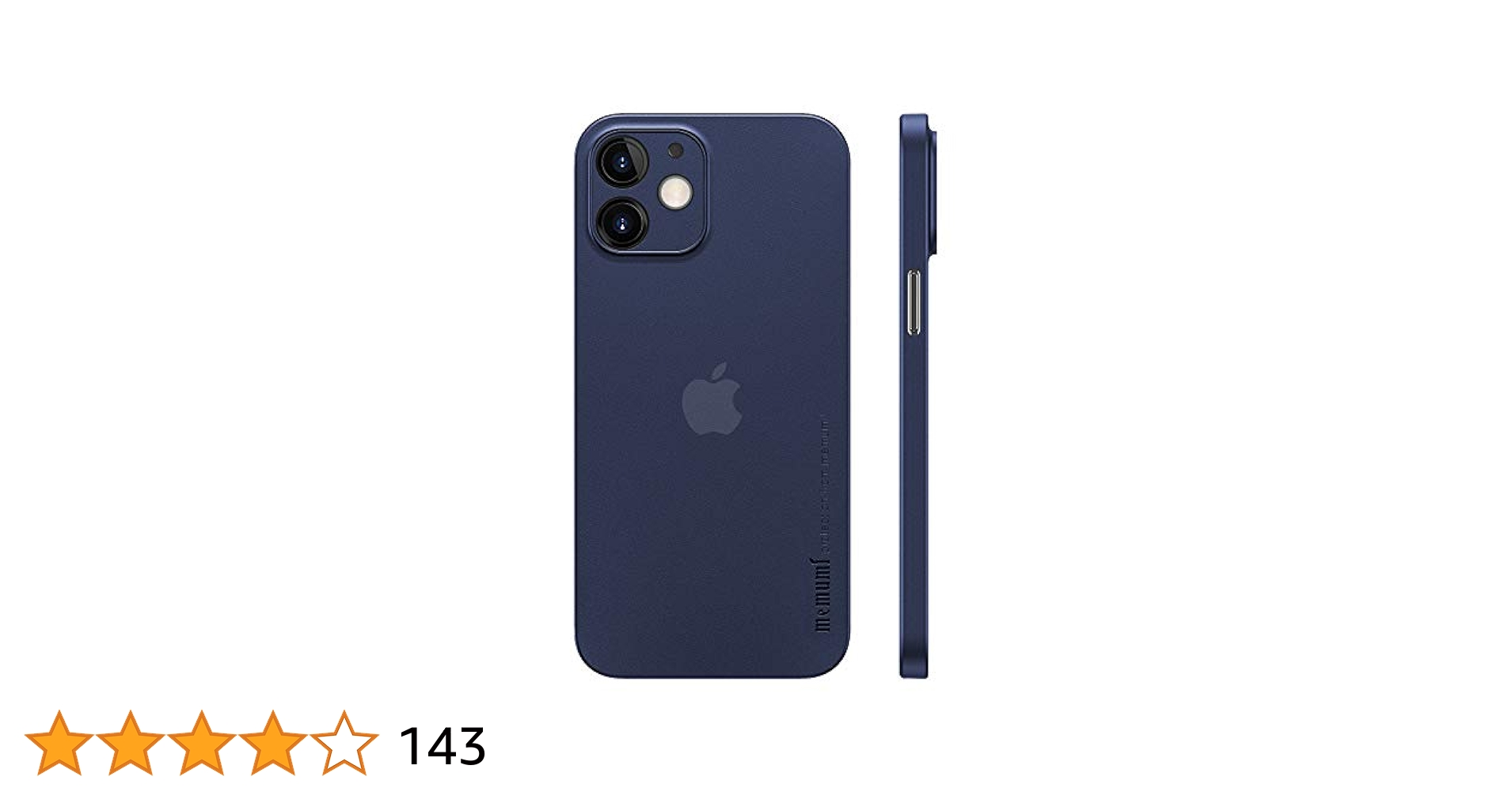 Amazon.co.jp: 「0.3㎜極薄」iPhone 12対応ケース memumiマット
