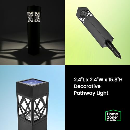 Home Zone ELI0983V Security 8 Pack Solar Outdoor Pathway Led Lights, Charging By Sunlight, Sensor Trigger Light At Night thumb #5