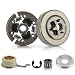Carbhub Sprocket Clutch 3/8" for Stihl 017 018 021 023 025 MS170 MS180 MS210 MS230 MS250 Chainsaw with Washer E-Clip Kit Replace 1123 640 2003, 1123 640 2073
