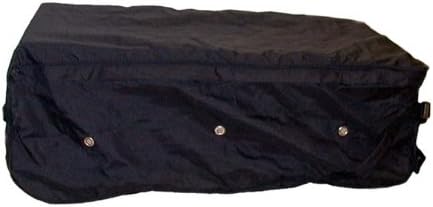 Rolling Bale Hay Bag with Wheels and Handle Waterproof Vinyl Coated 600 Denier Nylon