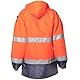Planam Größe 7XL Herren Warn-/Wetterschutz Parka 2-farbig orange marine Modell 2056