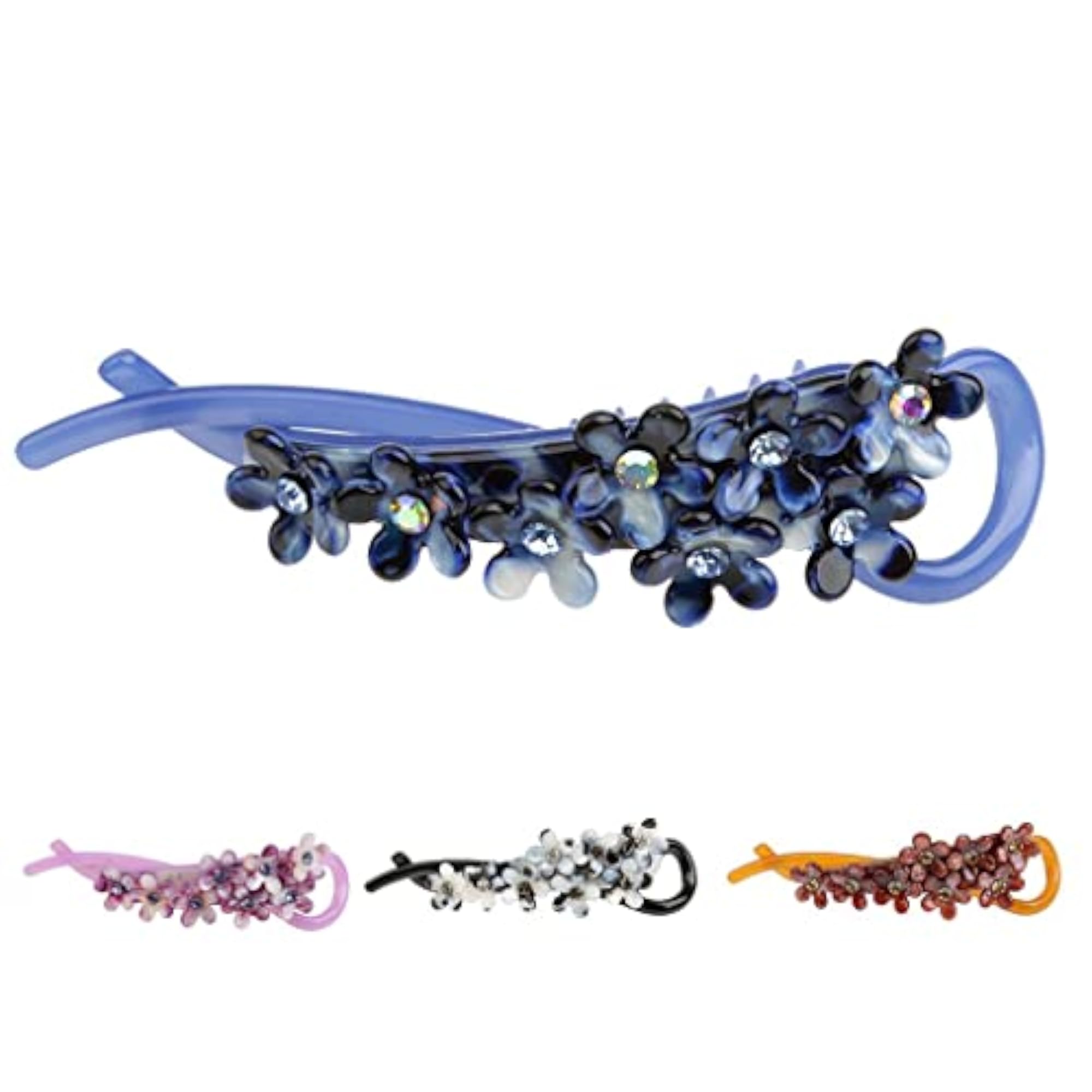 Acrylic Rhione Hair Banana Clip Accessories