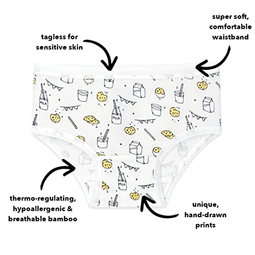 Bellabu Bear Girl's Rayon from Bamboo Underwear 7-Pack2
