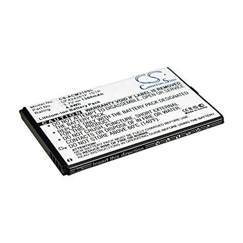 CS-ACM310SL Battery 1300mAh compatible with [Acer] Allegro, M310, W4 replaces BAT-310 (1ICP42/42/61), BAT-310 (1ICP5/42/61), BT-0010S.002, BT300107-011, UF424261F 1S1P