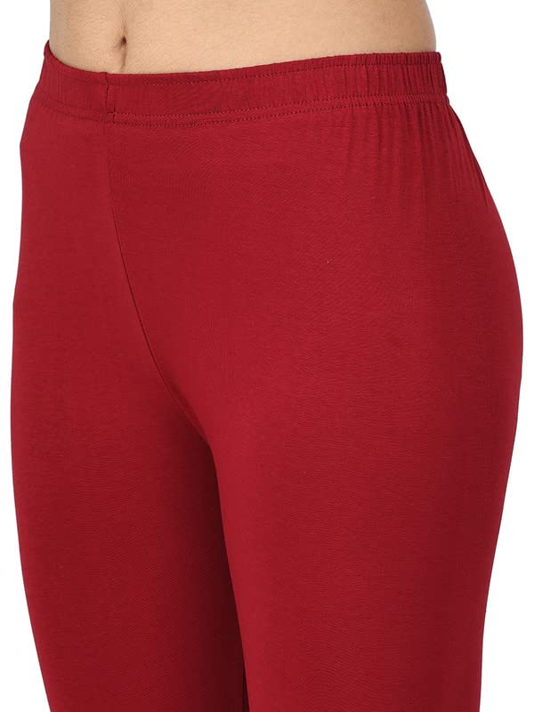 Image of Robinbosky Premium Stretchable Cotton Capri Legging for Women | Suitable for Formal wear & Casual wear | High-End Elastic Makes. The Leggings Squat Proof and Durable for Travel, Yoga, & Workout.