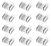 12PCS Aluminum Heat Sink 20 * 24 * 10MM Heatsink Cooler for IC Mos Cooling IC Slug Electronic Components