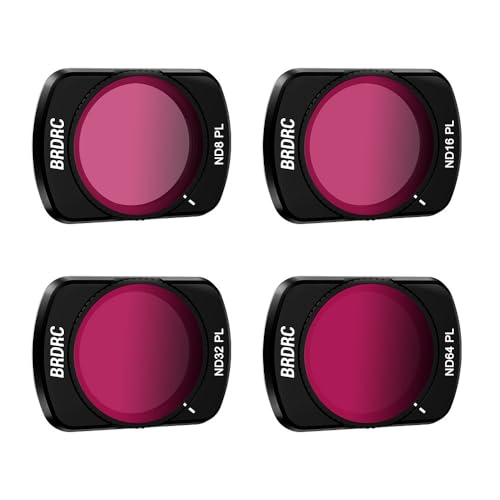 UKATOF DJI Pocket 3�Ή��t�B���^�[ �����Y�ی�t�B���^�[�Z�b�g (ND8PL/ND16PL/ND32L/ND64PL)