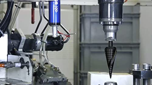 M35 Cobalt Hss Step Drill, Four Spiral Flute Cobalt Step Drill Bit,1/8"-7/8"(3Pcs) Hex Shank Unibit For Aluminum, Stainless Steel, Metal, Wood, Plastic. #TOP6