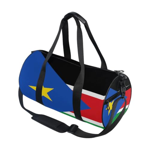 Bolsa de lona de Sudán del Sur para viajes y deporte de hombre y mujer