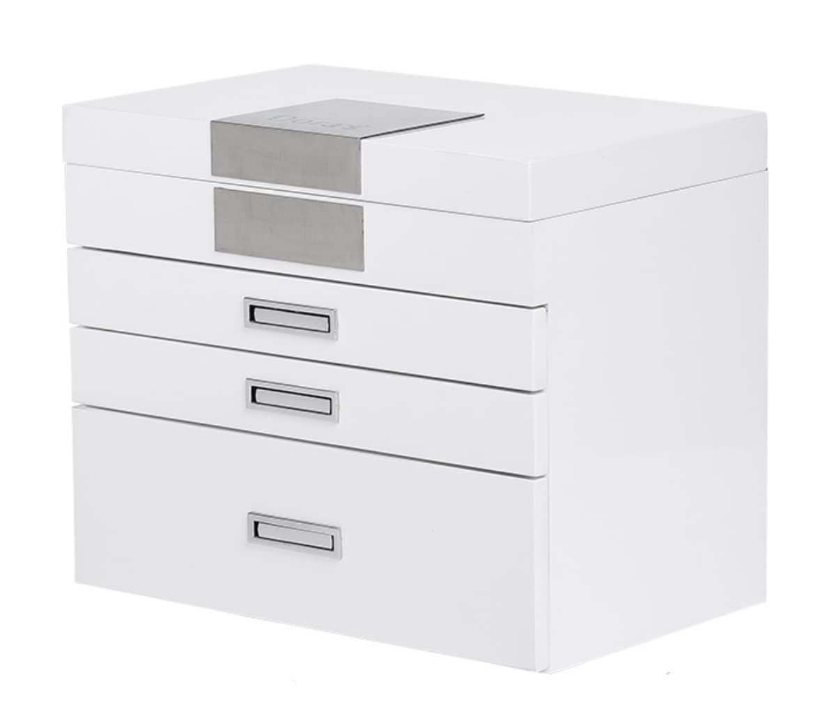 Jewelry Box Jewelry Box with Drawer Jewelry Storage for Women Jewelry Organizer Jewelry Case with Mirror for Rings Earrings Necklaces Jewellry Holder Beauty Com