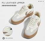 LUCKY STEP Women's Platform Fashion Sneakers Retro Casual Comfortable Walking Shoes Thick Sole Stylish Classic Tennis Trainers
