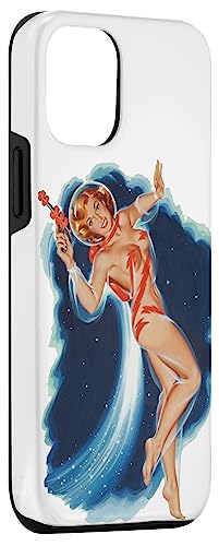 Iphone 12/12 Pro Space Explorer Science Fiction Sci Fi Pin Up Girl Case #TOP2