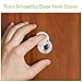 UFURMATE Door Viewer Cover, 2 Pcs Bright Chrome Brass Security Door Cat Eye Covers Door Viewer Privacy Rotating Covers Peephole Viewer Protectors, Inner Diameter 16mm