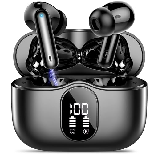 True-Wireless-Earbuds-Bluetooth-Headphones-HiFi-Stereo-Ear-BudsMatte-Black True Wireless Earbuds Bluetooth Headphones HiFi Stereo Ear Buds,Matte Black - Image 1