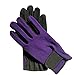 Ladies Equestrian Gloves All Sports Outdoor Sports Gloves Horse Riding (Purple, XL)