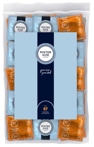 Mister Size préservatif transparent 57 mm pour vos soirées romantiques