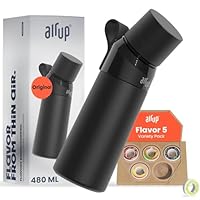 AIR UP® Borraccia Twist Pro Steel in acciaio inox Starter Set Originale, incl. pod aromatizzati in...