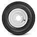 WEIZE 4 Pack 18X8.50-8 18/8.5-8 Golf Cart Tires with Wheel Assembly, 4 Lug 4